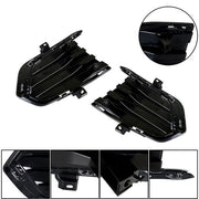 DURAFORCE Fog Lamp Cover For Cadillac XT5 2017-2019 Black New Driver+Passenger Side Front