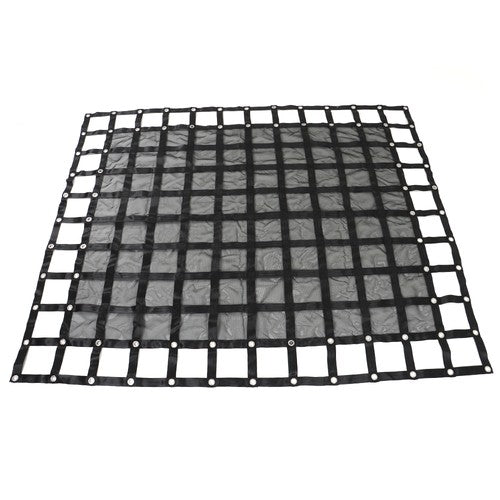 DURAFORCE Heavy Duty Cargo Net For Pickup Trucks W/ Cam Buckles & S-Hooks 6.75' x 8' FT
