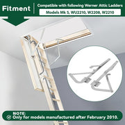 DURAFORCE Pair Attic Ladder Spreader Hinge Arms FOR MFG after 2010 Werner Series 55-2