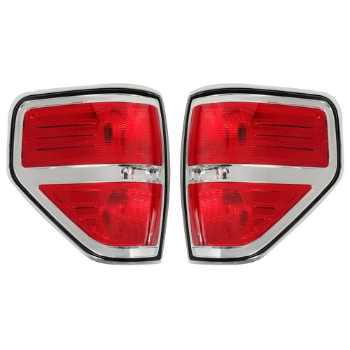 Rear Tail Lights Brake Lamps Assembly Kit for 2009-2014 Ford F-150 Pickup Truck