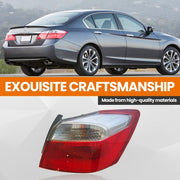 DURAFORCE Outer Tail Light Right Side for 2013-2015 for Honda Accord Sedan EX LX Sport