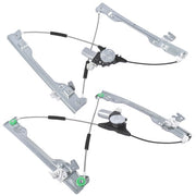 DURAFORCE 2Pcs Front Power Window Regulator w/ Motor & Auto-up for Nissan Altima 2007-2012