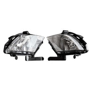 DURAFORCE Front Bumper Fog Lights & Covers Set W/O Wiring For 2010-2012 KIA Forte Sedan