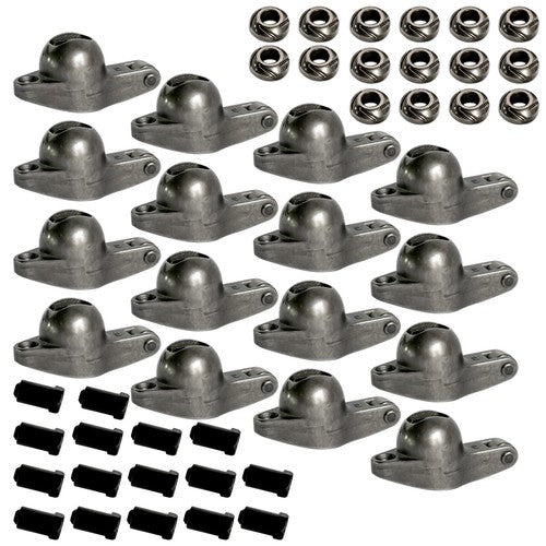 DURAFORCE 1.7 x 7/16" Stud Steel Roller Rocker Arms Set with Balls for Big Block Chevy 454