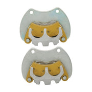 DURAFORCE Rear Left Right Brake Caliper Pad Set For Polaris Ranger RZR XP 4 1000 1912262