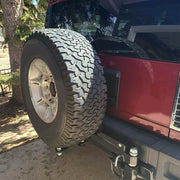 DURAFORCE Black Spare Tire Carrier For 2003-2009 HUMMER H2 Rack w/ Drop-down Option Rear