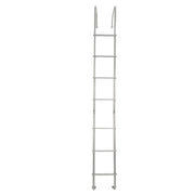 DURAFORCE Upgraded 113" Rear Exterior Straight Ladder For RV- Powder Coated #139.21 LA-401