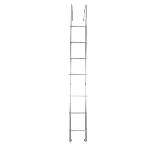DURAFORCE Upgraded 113" Rear Exterior Straight Ladder For RV- Powder Coated #139.21 LA-401