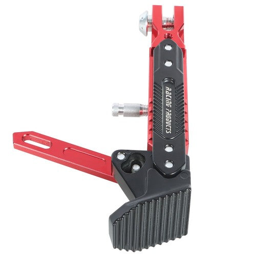 DURAFORCE CNC Adjustable Motorcycle Kickstand Foot Side Support Stand Aluminum Alloy