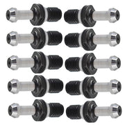 DURAFORCE 10Pcs BT40 90°0.589" Pull Stud Retention Knob Fit For Kia Mori Seiki