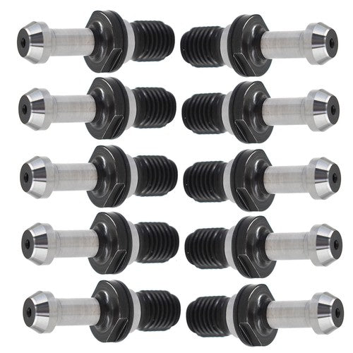 DURAFORCE 10Pcs BT40 90°0.589" Pull Stud Retention Knob Fit For Kia Mori Seiki