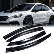 DURAFORCE FOR 2022-2025 SUBARU WRX VB M STYLE 3D WAVY WINDOW VISOR RAIN GUARD DEFLECTOR
