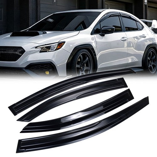 DURAFORCE FOR 2022-2025 SUBARU WRX VB M STYLE 3D WAVY WINDOW VISOR RAIN GUARD DEFLECTOR