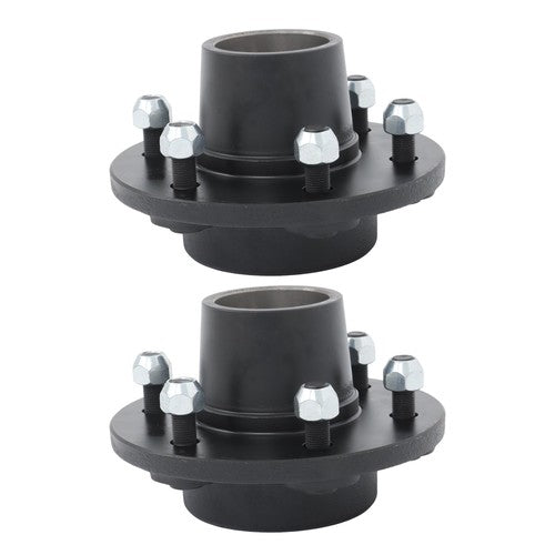 DURAFORCE New 2 Sets of Trailer Hubs kit Fits For 6000 lbs# 6 Lug 6 on 5.5'' Trailer axles