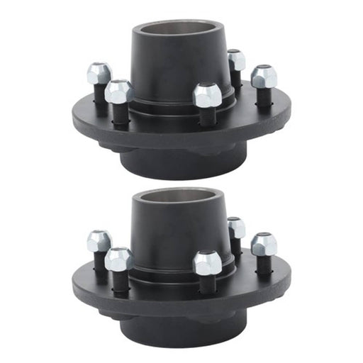DURAFORCE New 2 Sets of Trailer Hubs kit Fits For 6000 lbs# 6 Lug 6 on 5.5'' Trailer axles