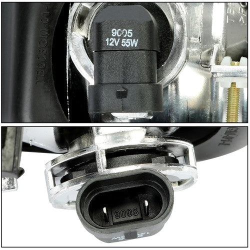 Pair Bumper Fog Lights Lamps Left Right for Chevy Silverado Avalanche 2003 2006