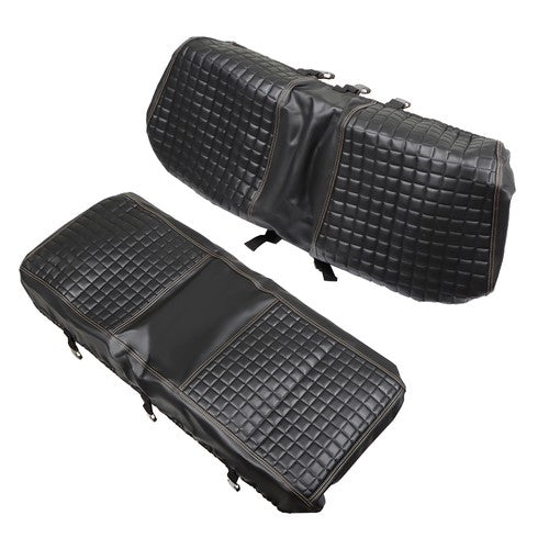 DURAFORCE Black Rear Seat Cover Kit Golf Carts For Club Car/E-Z-Go/Yamaha Universal Size