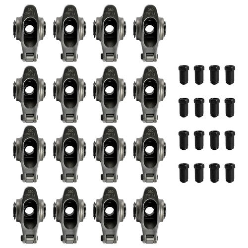 DURAFORCE For Chevy SBC 267 350 1.6 Ratio 7/16" Full Roller Rocker Arms No Self-Aligning