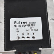 DURAFORCE 12V Step Up to 24V DC/DC Car Voltage Converter 15A 360W Power Supply Waterproof
