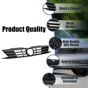 DURAFORCE For 2015 2016 2017 2018 VW Volkswagen Jetta Front Bumper Chrome Grille Grill