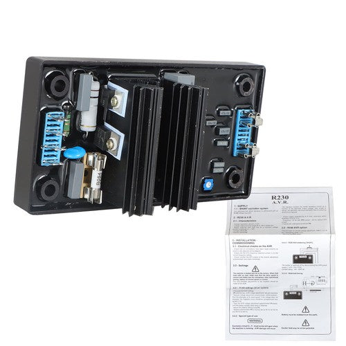 DURAFORCE R230 AVR Automatic Voltage Regulator Electronics Module For Leroy Somer