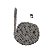 DURAFORCE #35-2 Duplex Roller Chain 10 Feet Heavy Duty Double Strand with 2 Master Links