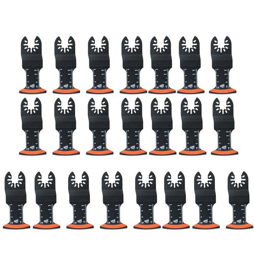 DURAFORCE Tool Blades Curved Edge Oscillating Saw Blades 50PCS Titanium Oscillating