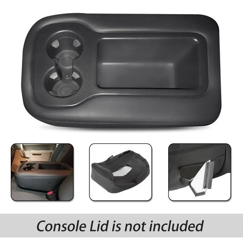 DURAFORCE Console Jump Leather Armrest Cover for Chevy Silverado 1500 2500 3500 2007 2014