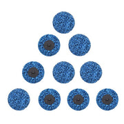 DURAFORCE 10 Pack 3" Blue Quick Change Easy Strip & Clean Discs For Paint Rust New