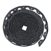 DURAFORCE Garden Edging Landscape Edging with 64 8in Spikes for Lawn 1.5 Inch 100FT Black