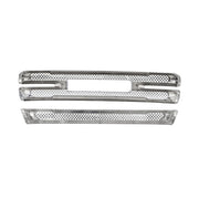 DURAFORCE Front Grille Covers Grill Overlay Chrome for GMC Sierra 1500 SLT AT4 2019-2022