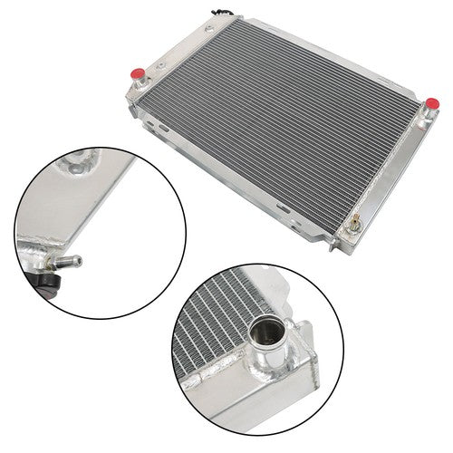 DURAFORCE 3 Row Full Aluminum Racing Radiator For Ford Mustang GT/LX AT/MT V6/V8 79 80-93