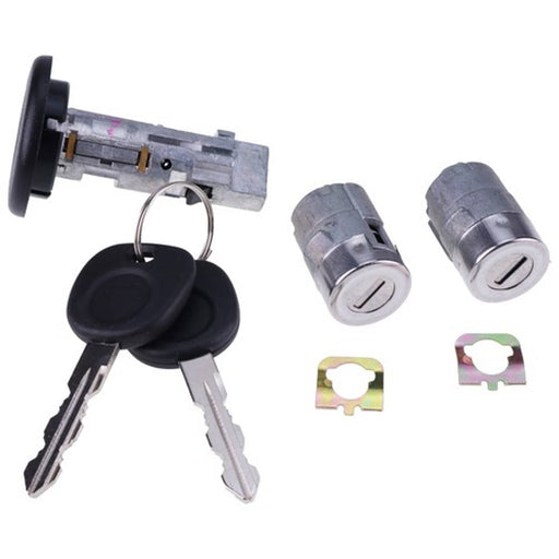 DURAFORCE 706797 706592 Ignition Switch Door Lock Cylinder for Chevy GMC Silverado 2002