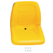 DURAFORCE 1X PU Yellow Complete Seat For John Deere 4X2 4X4 HPX Gator Turf E TH 6X4 TE