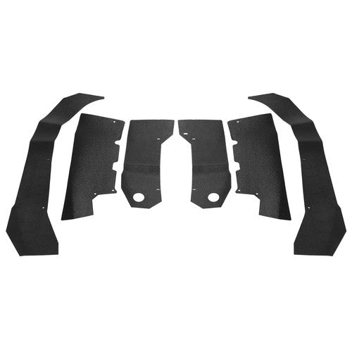 Full Set of 6 Fender Flares Mud Guards for 21-24 Yamaha Wolverine RMAX2 1000