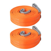 DURAFORCE 2 PCS Polyester Rigging Straps 2" x 10' 18800lbs Capacity Lifting Sling Straps