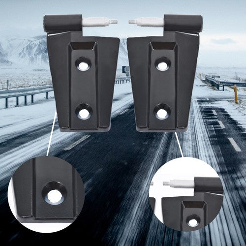 DURAFORCE Set of 2 Door Hinges Black Suit For Jeep Wrangler 2007 2008-2017 Unlimited JK