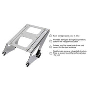 DURAFORCE Black Chopped Luggage trunk Mount Rack For Harley Road Glide 2014-2025