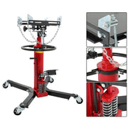 DURAFORCE Hydraulic Transmission Jack 2-Stage 1322-1660LBS Capacity 360° Swivel Wheel