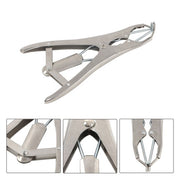 DURAFORCE Stainless Steel Castration Pliers Tail Breaker with 100 Visibility Red Lamb Mark