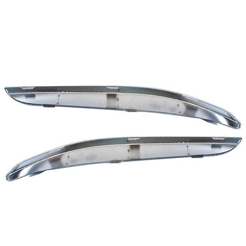 DURAFORCE For Chrysler 300 2011-2014 Front Bumper Molding Chrome Trim 2pc Set LH & RH New