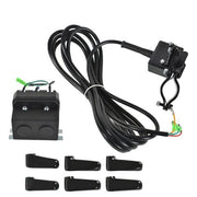 DURAFORCE 12V Solenoid Relay Contactor and Winch Rocker Thumb Switch Combo Set for ATV