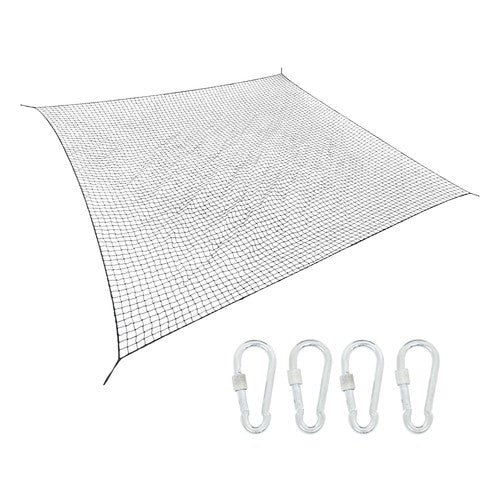 DURAFORCE Sports Net,Sports Netting Barrier 15x30FT Baseball Softball Backstop Nets