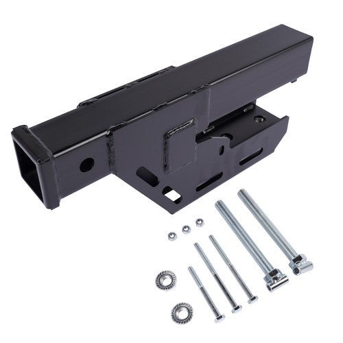 DURAFORCE Tractor Clamp on Trailer Hitch 2" Receiver Replace for most Tractor Bucket Black