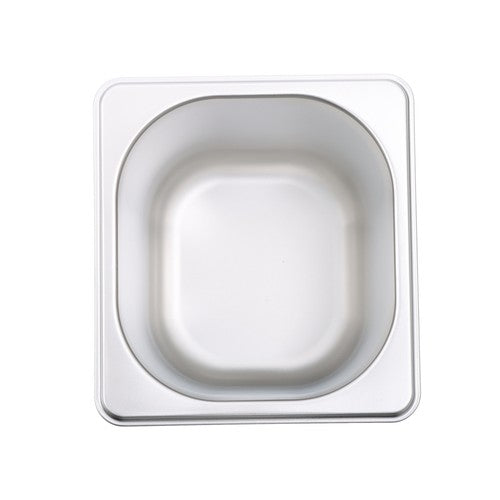 DURAFORCE 6 Inch Deep Thickened 1/6 Size 6 Pack Stainless Steel Steam Table Pans