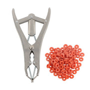 DURAFORCE Stainless Steel Castration Pliers Tail Breaker with 100 Visibility Red Lamb Mark