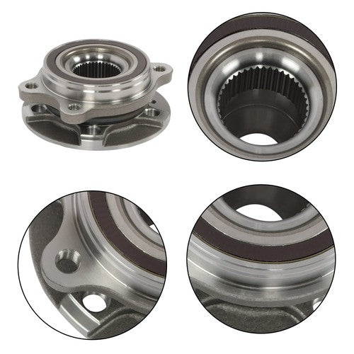 DURAFORCE 4pcs Wheel Hub Bearing Assembly Front/Rear For Audi A4 A5 A6 Q5 S4 S5 All Models