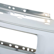 DURAFORCE Suit For Ford F-150 F150 2024-2025 Bumper Front Lower Chrome W/o Sensor Holes