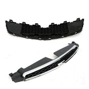 DURAFORCE Front Upper Lower Grille Grill Black Plastic Trim For Chevrolet Cruze 2011-2014