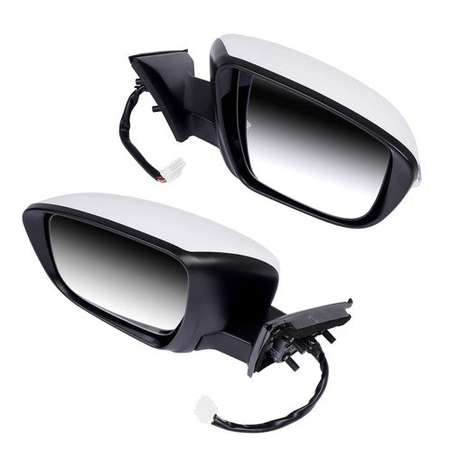 DURAFORCE 2Pcs Door Mirrors Power Heated with Camera LH & RH for Nissan Rogue 2.5L 2.0L l4